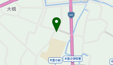 木室コミュニティセンターの地図画像