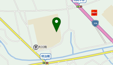 大川市立大川桐英中学校屋内運動場の地図画像