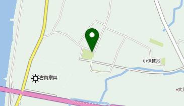 小保団地集会場の地図画像