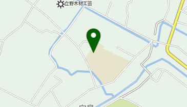 大川市立宮前小学校屋内運動場の地図画像