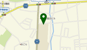 八屋中学校(体育館)の地図画像