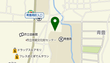 福岡県立青豊高校(多目的ホール)の地図画像
