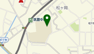 中間東小学校の地図画像