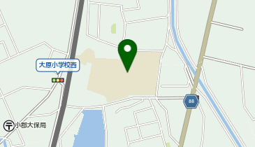 大原小学校の地図画像