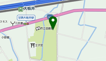 小郡市生涯学習センター・文化会館(兼福祉)の地図画像