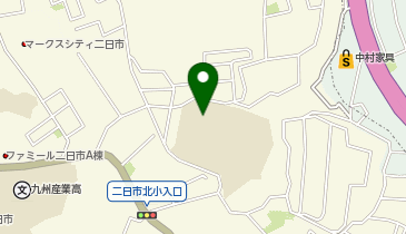二日市北小学校の地図画像