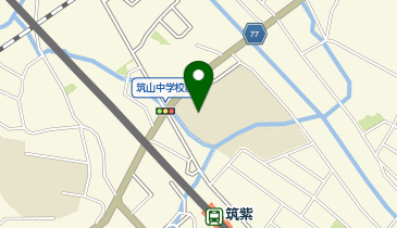 筑山中学校の地図画像