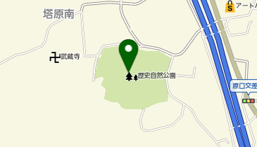 天拝公園の地図画像