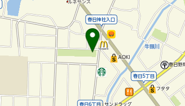 金口池公園の地図画像