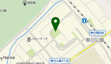 天田公園の地図画像