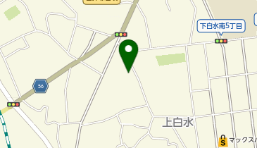 上白水公園の地図画像