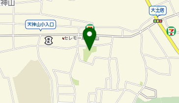 天神山公園の地図画像