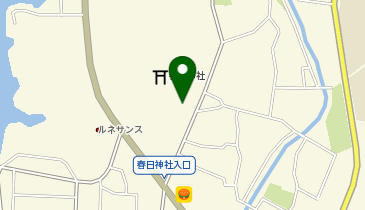春日地区若水会館の地図画像