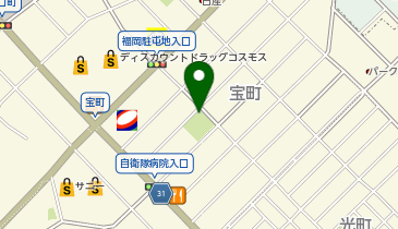宝町共同利用施設の地図画像