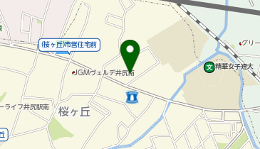 桜ヶ丘地区公民館の地図画像