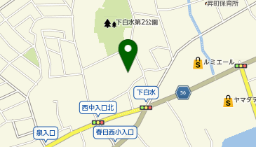 下白水北コミュニティ供用施設の地図画像