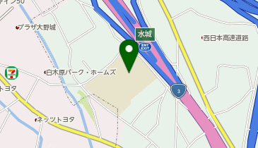 下大利小学校グラウンドの地図画像