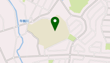 平野中学校グラウンドの地図画像