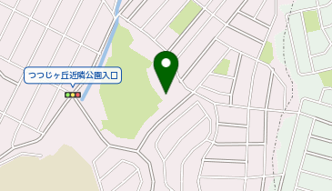 つつじヶ丘公民館の地図画像