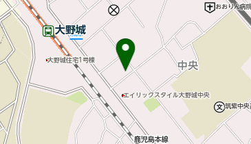 中大利公民館の地図画像