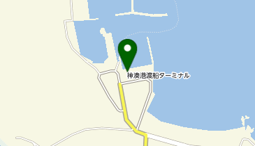 神湊港渡船ターミナルの地図画像