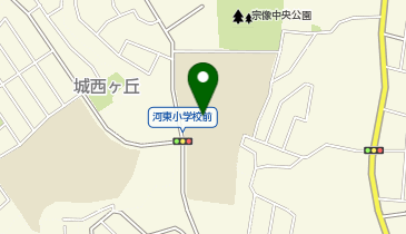 河東小学校の地図画像
