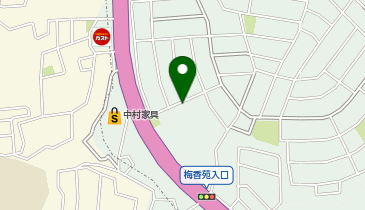 梅香苑公民館の地図画像