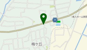 梅ケ丘公民館の地図画像