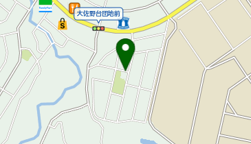 大佐野台共同利用施設の地図画像