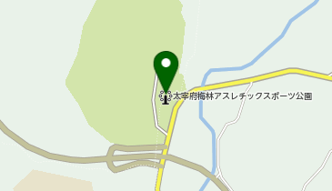 太宰府梅林アスレチックスポーツ公園の地図画像