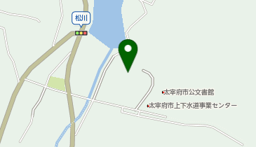 松川運動公園体育館の地図画像