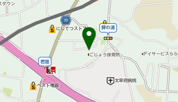 子育て支援センターの地図画像