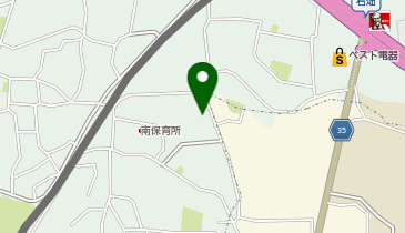 南体育館の地図画像