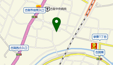 古賀南区公民館の地図画像