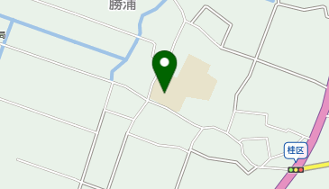 勝浦小学校の地図画像
