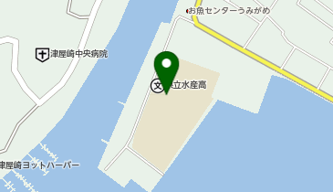 県立水産高等学校の地図画像