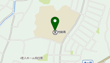 県立光陵高等学校の地図画像
