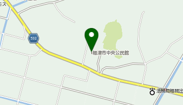 福津市中央公民館の地図画像