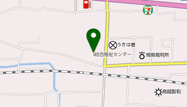 うきは市総合福祉センターの地図画像