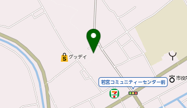 旧若宮小学校の地図画像