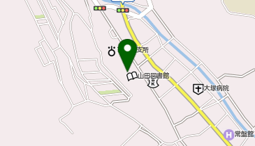 山田生涯学習館の地図画像