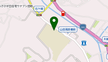 山田中学校の地図画像