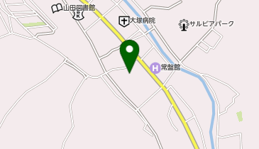 上山田住民ホールの地図画像
