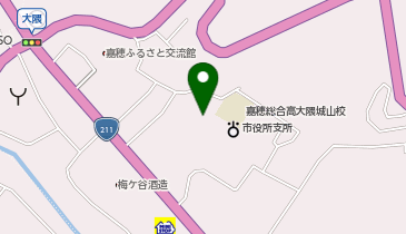 嘉麻市大隈体育館の地図画像