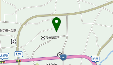 杷木地域生涯学習センター(らくゆう館・男女共同参画センター)の地図画像