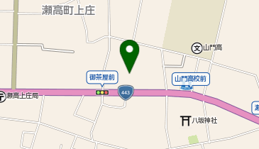 旧上庄小学校の地図画像