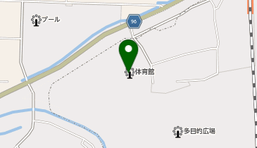 筑後広域公園体育館の地図画像