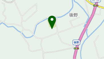 後野公民館の地図画像