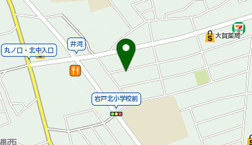 北地区公民館の地図画像