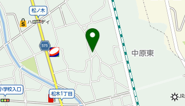 中原公民館の地図画像